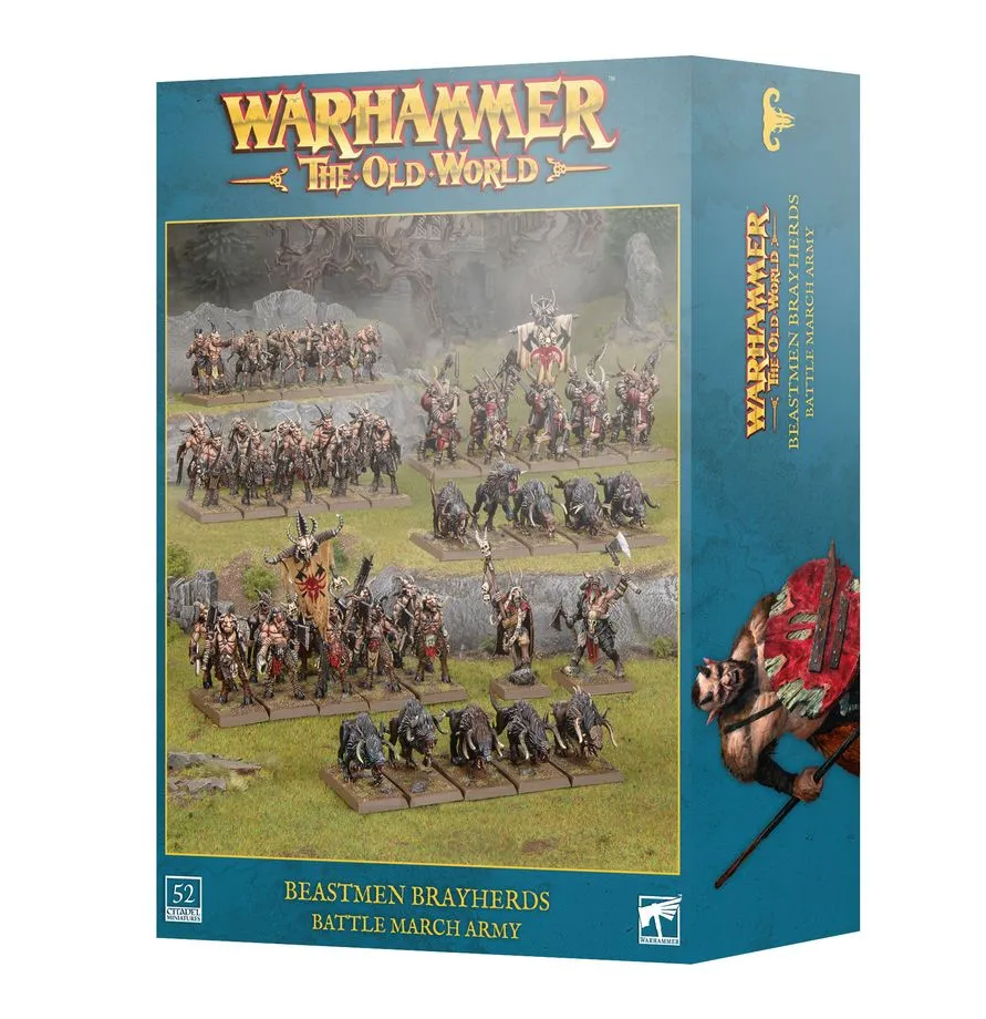 [08-112] (PREVENTA) BEASTMEN BRAYHERDS: BATTLE MARCH ARMY