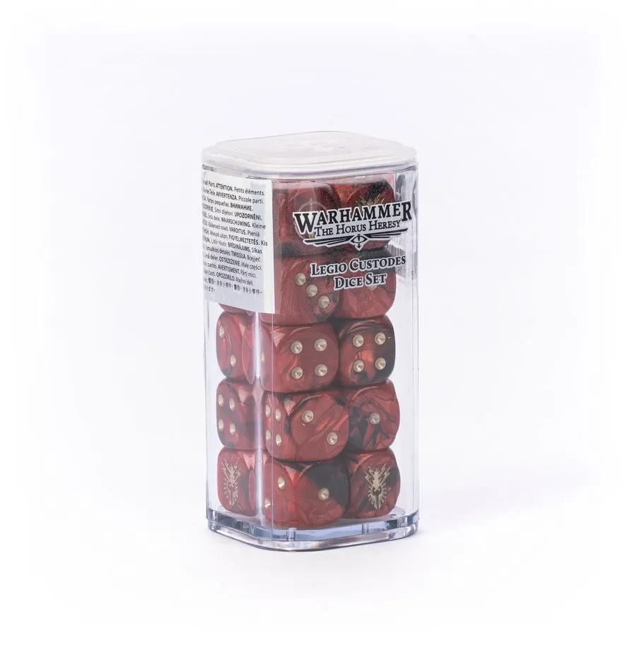 [31-159] (PREVENTA) HORUS HERESY: LEGIO CUSTODES DICE SET