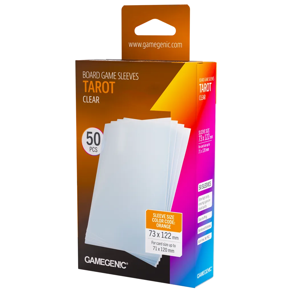 Board Game Sleeves Tarot Clear