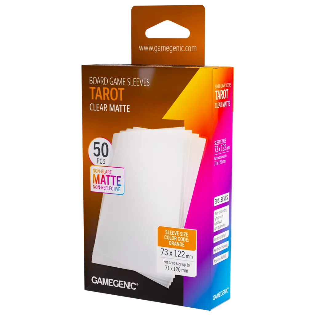 Board Game Sleeves Tarot Clear Matte