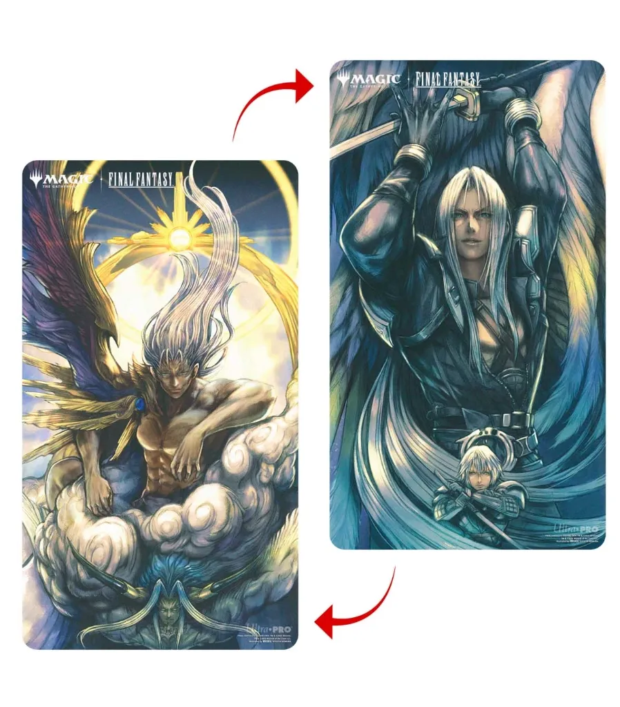 [38757] Tapete Double Sided Playmat Final Fantasy Magic The Gathering Sephiroth