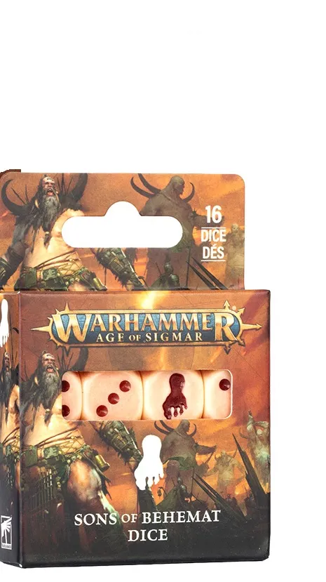 [93-11] (PREVENTA) AGE OF SIGMAR: SONS OF BEHEMAT DICE