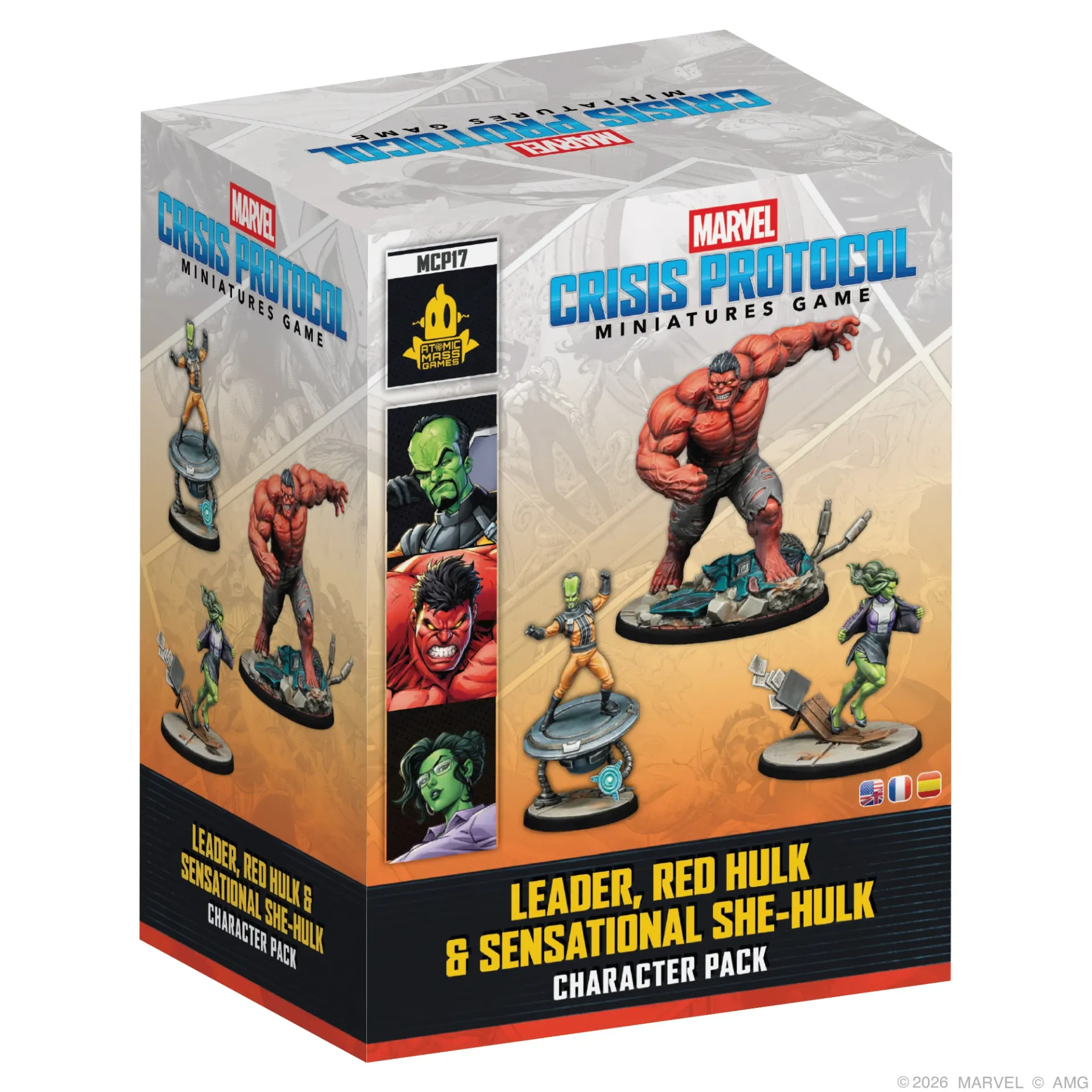 [MCP017] (PREVENTA) MCP: Leader, Red Hulk & Sensational She-Hulk