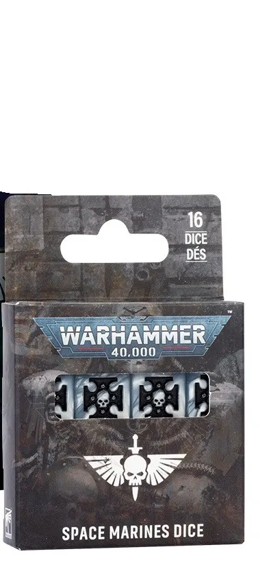 (PREVENTA) WARHAMMER 40000: SPACE MARINES DICE