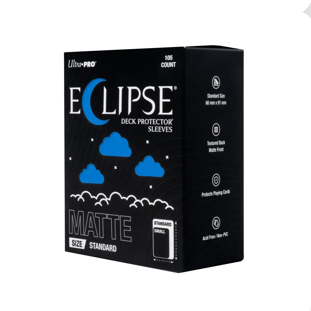 [138095] ECLIPSE® Matte Standard DECK PROTECTOR® Sleeves: Pacific Blue - 105ct