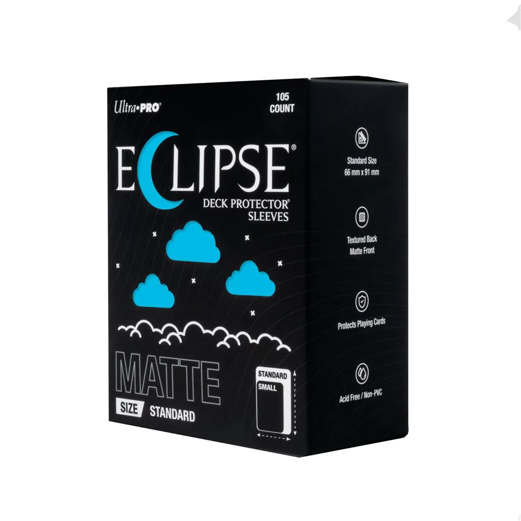 [138096] ECLIPSE® Matte Standard DECK PROTECTOR® Sleeves: Sky Blue - 105ct