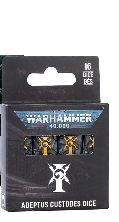 Warhammer 40,000: Dados de los Adeptus Custodes