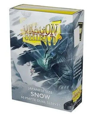 Dragon Shield Dual Matte Sleeves  Japanese Snow 'Nirin' (60 Sleeves)
