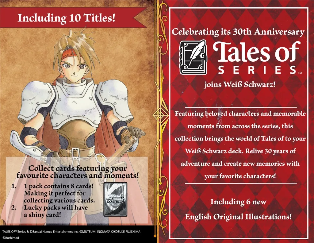 (Preventa) Weiß Schwarz  Tales Of Series CASE (12x Boxes) (EN)