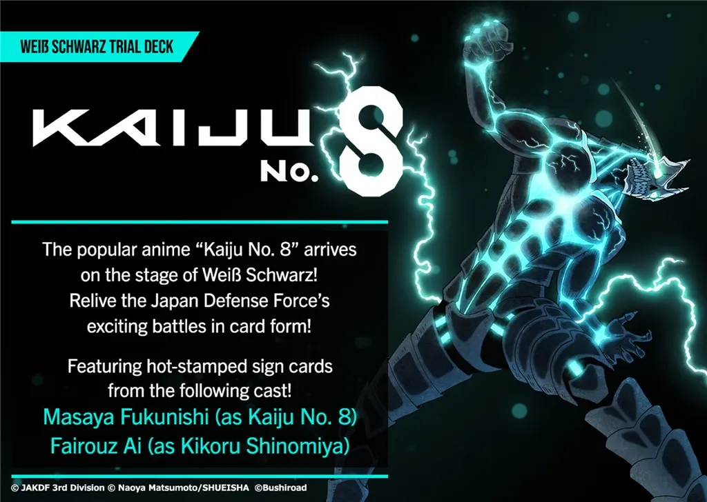 (Preventa) Weiß Schwarz Kaiju Nº8 Trial Deck 1 (ENG)