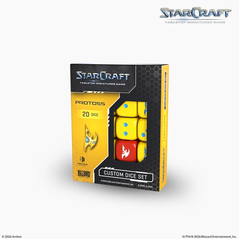 (PREVENTA) Starcraft TMG: Custom Dice Set: Protoss