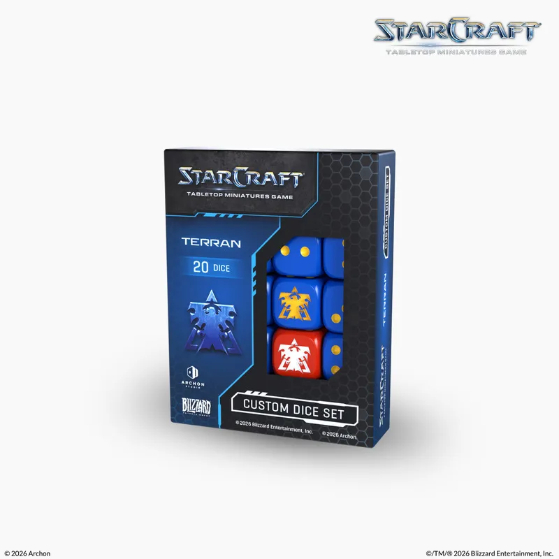 [SCMG0025] (PREVENTA)Starcraft TMG: Custom Dice Set: Terran
