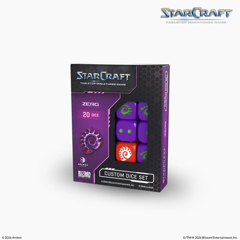 [SCMG0023] (PREVENTA) Starcraft TMG: Custom Dice Set: Zerg