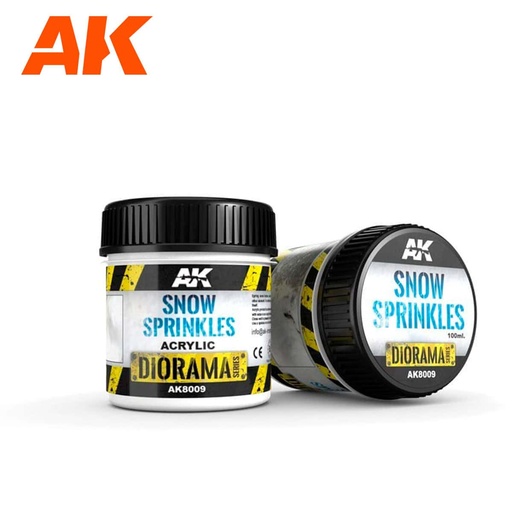 [8436564920911] AK8009 Snow sprinkles – Nieve en polvo - Diorama 100ML