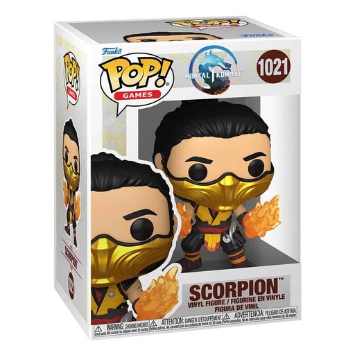 [889698802741] Mortal Kombat POP! Games Vinyl Figura Scorpion 9 cm
