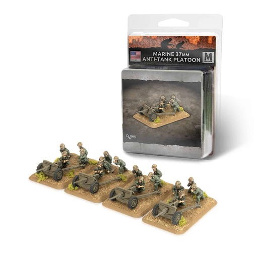 [9420020262218] Marine 37mm Anti-tank Platoon (x4)