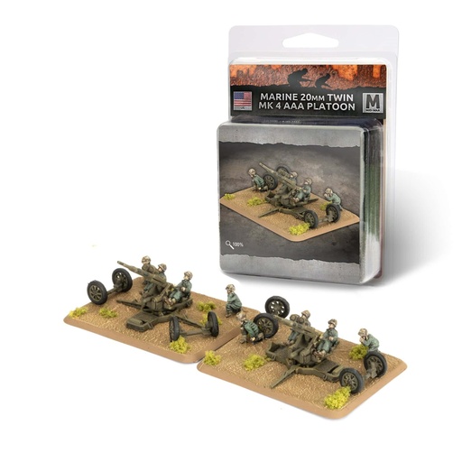 [9420020262232] 20mm Twin Mk 4 Anti-aircraft Gun (x2)