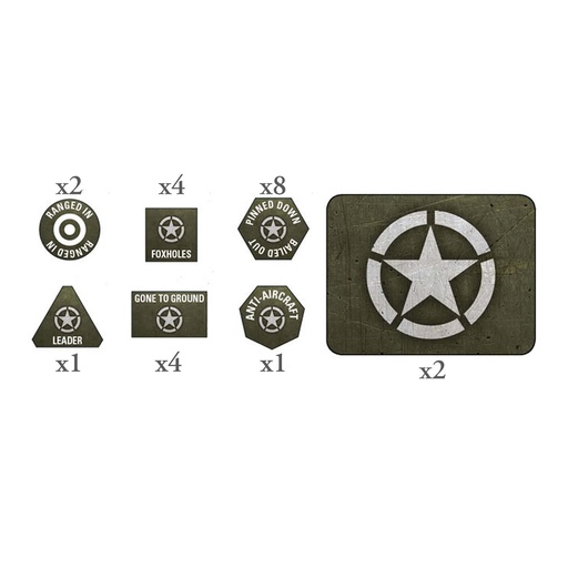 [9420020247635] American LW Tokens (x20) and Objectives (x2)