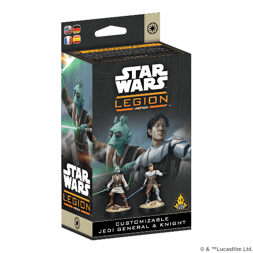 [0841333132903] SW Legion: Customizable Jedi General &amp; Knight (Preventa)