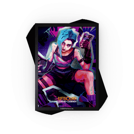 [810155273842] Riftbound: League of Legends TCG  Origins Jinx 100 Sleeves (Preventa)