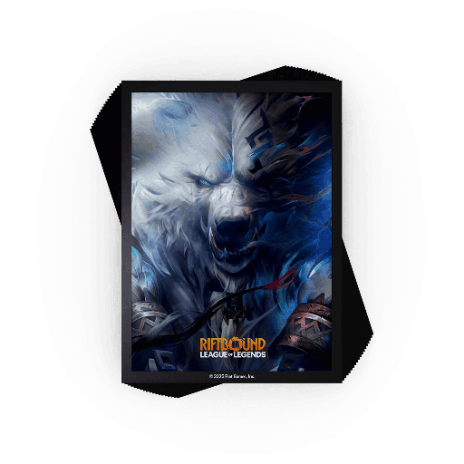 [810155273859] Riftbound: League of Legends TCG  Origins Volibear 100 Sleeves (Preventa)