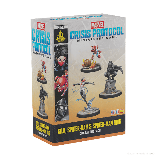 [0841333131777] (Preventa) Marvel Crisis Protocol: Silk, Spider-Ham & Spider-Man Noir 