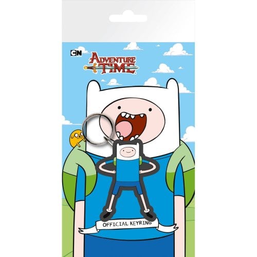 [5028486325979] Llavero hora de aventuras caucho 7 cm Finn