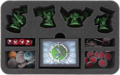 [HSMEAY045BO] Bandeja de espuma para Warhammer Underworlds: Shadespire Ironskull's Boyz