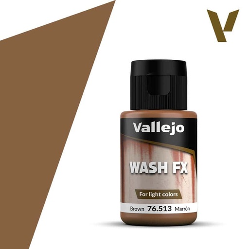 [8429551765138] Vallejo Model Wash 76513 Marron 35ml