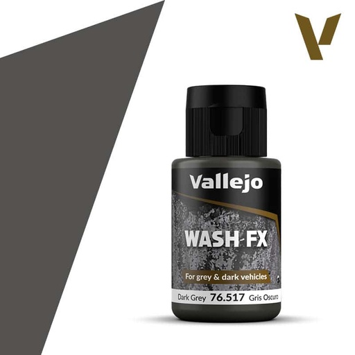 [8429551765176] Vallejo Model Wash 76517 Gris Oscuro 35ml
