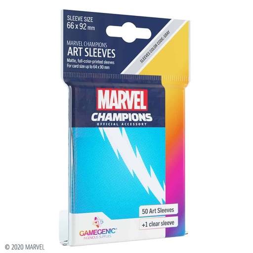 [4251715410547] MARVEL CHAMPIONS SLEEVES QUICKSILVER