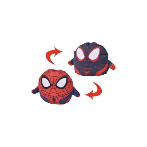 [5400868017076] Peluche Spiderman/Miles Morales reversible