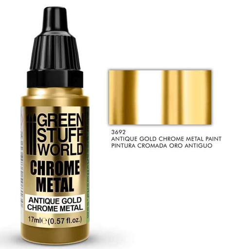 [8435646510521] Pintura Cromada - ORO Antiguo 17ml