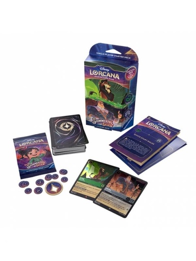 [4050368983817] Lorcana: Shimmering Skies - Mazo de inicio Emerald/Steel