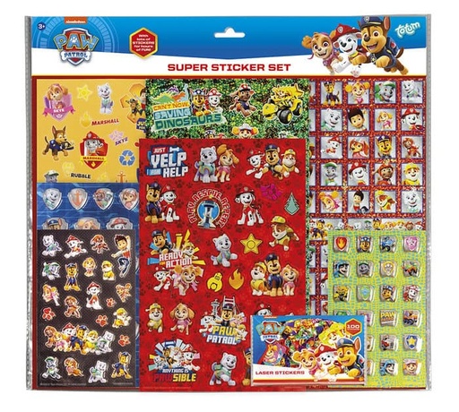 [8714274720985] SUPER STICKER SET PAW PATROL