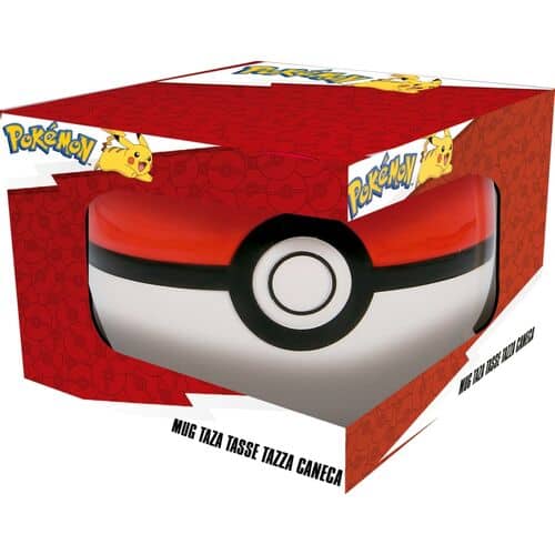 [8412497446759] Taza 3D en caja regalo Pokeball