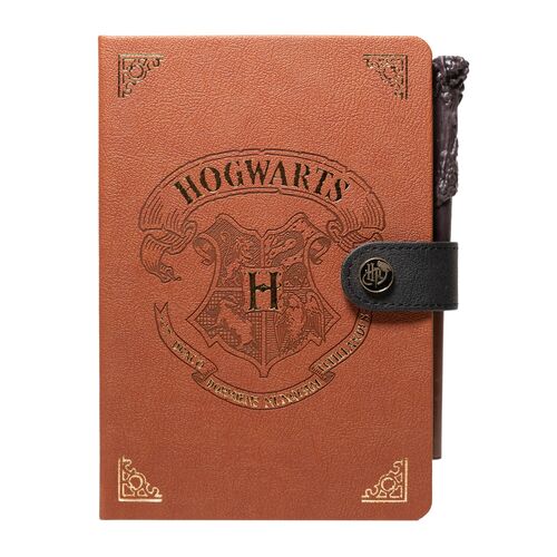 [8435497257156] Cuaderno A5 premium + boligrafo varita Hogwarts Harry Potter