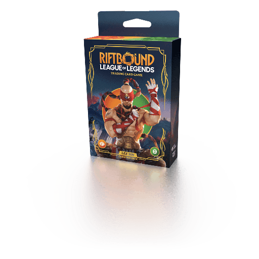 [810155273316] Riftbound: League of Legends TCG  Set One: Origins Champion Deck  Lee Sin Display  EN