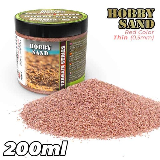 [8435646528359] Arena Modelismo Fina 200ml - Roja