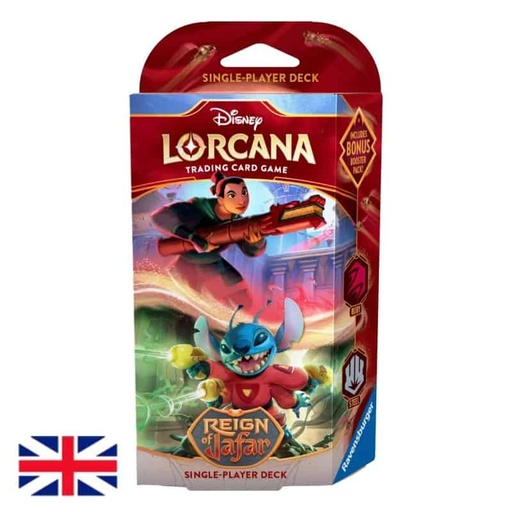 [4050368984821] Mazo Lorcana (Rubi-Acero) Reign of Jafar Ingles (PREVENTA)