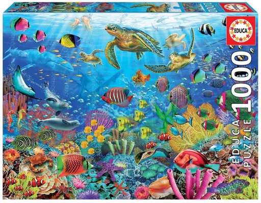[8412668192669] Puzzle Educa 1000 TORTUGAS EN EL PARAISO