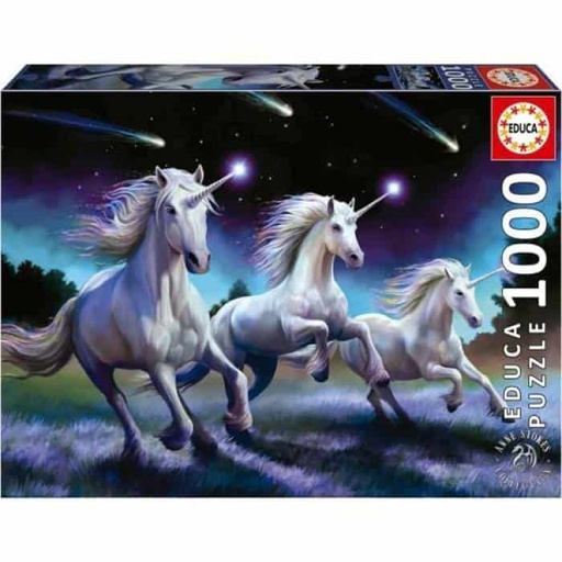 [8412668199194] Puzzle Educa 1000 UNICORNIOS, ANNE STOKES