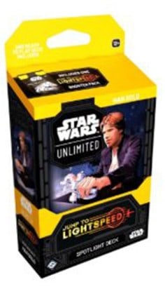 [841333130152] Star Wars Unlimited SALTO A LA VELOCIDAD DE LA LUZ Han Solo Deck SPA