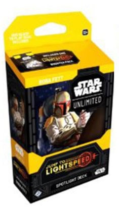 [841333130183] Star Wars Unlimited Salto a la Velocidad de la luz Boba Fett Deck SPA
