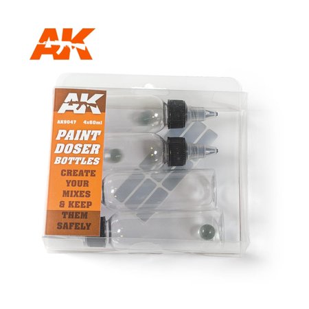 Paint Doser Bottles (60ml) New