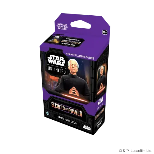Starwars Unlimited: Secrets of Power Palpatine  deck ENG