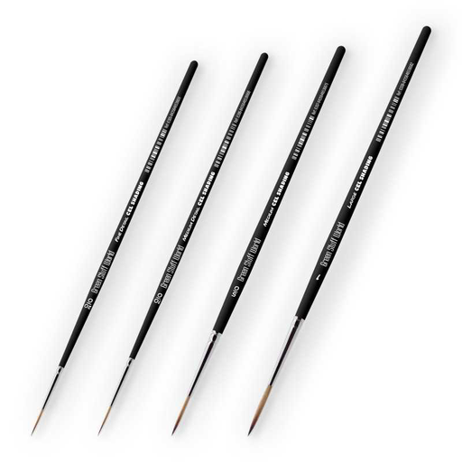 [14169] Pinceles sintéticos Cel Shading Pack x4