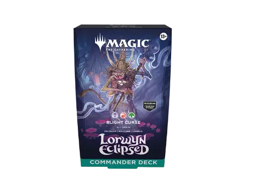 Magic: The Gathering  Lorwyn Eclipsed  Blight Curse  Commander Decks (Español) 