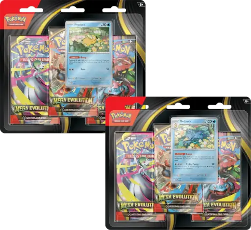 Pokémon TCG Mega Evolution 3 Pack Blister (ENG)
