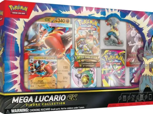 Pokemon tcg Colección con figura Mega Lucario Ex (ESP)    